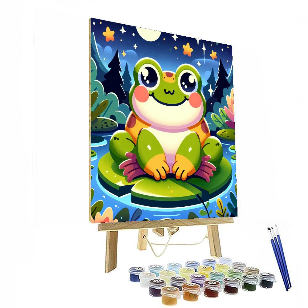 Twinkling Toad Paint By Numbers Art