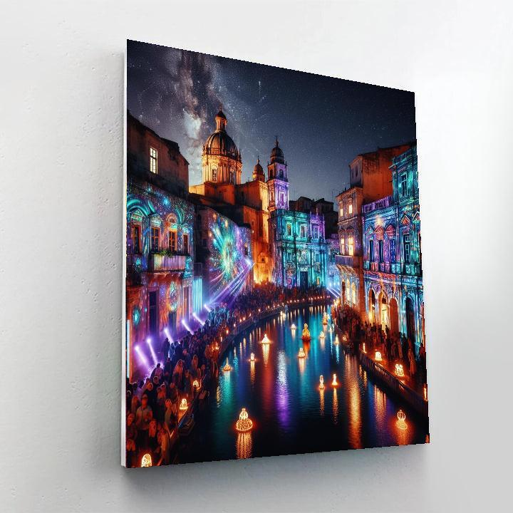 Light Festival Ghent Paint By Numbers