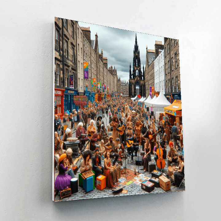 Fringe Festival - Edinburgh, Scotland Number Painting