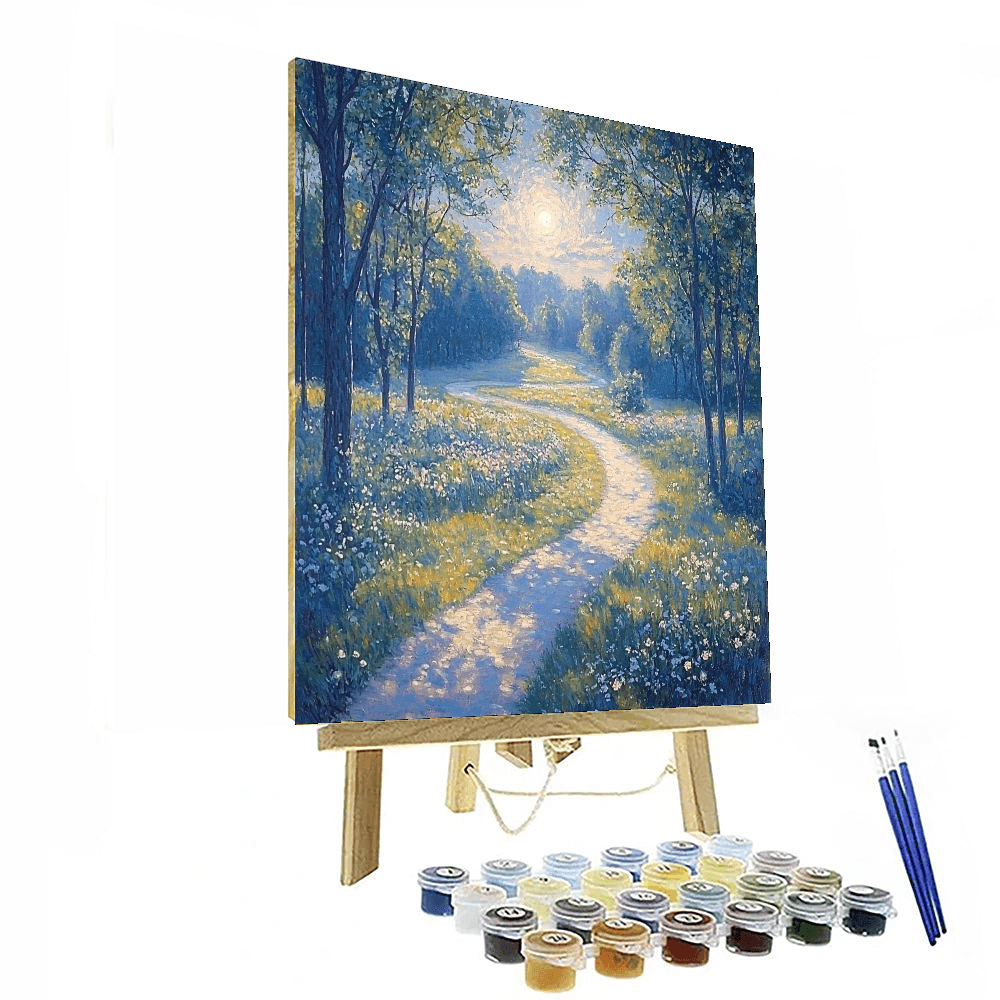 Claude Monet Inspired The Forest Path  Paint By Color