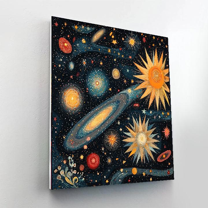 M.C. Escher Inspired Astral Tapestry  Paint By Numbers Kits