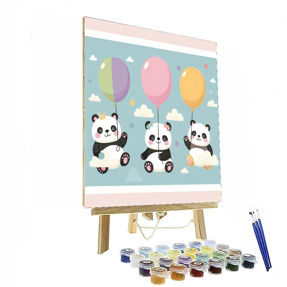 Skybound Balloon Bonanza Painting By Numbers Kit