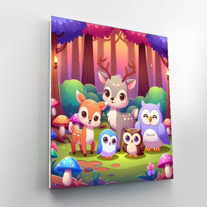 Wonders Of The Woodland Realm Paint By Color