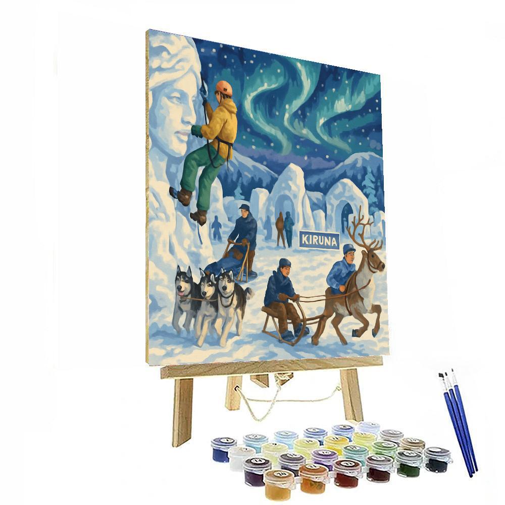 Kiruna Snow Festival - Kiruna Paint By Numbers Kits