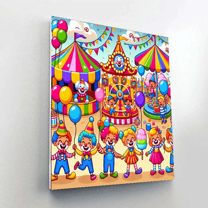 The Whimsical Carnival Paint By Number