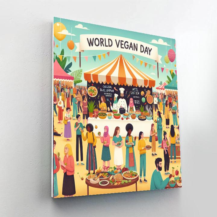World Vegan Day Paint By Color