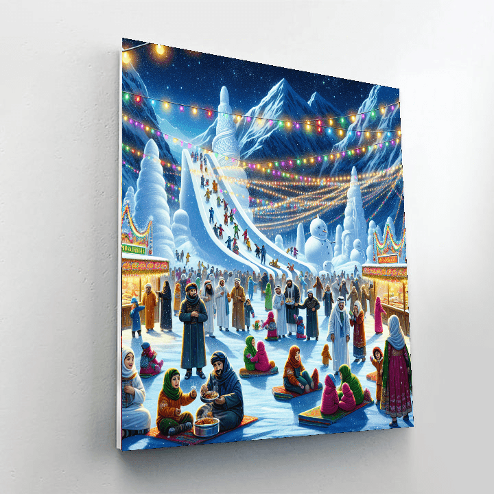 The Sapporo Snow Festival - Japan Paint By Numbers Kits
