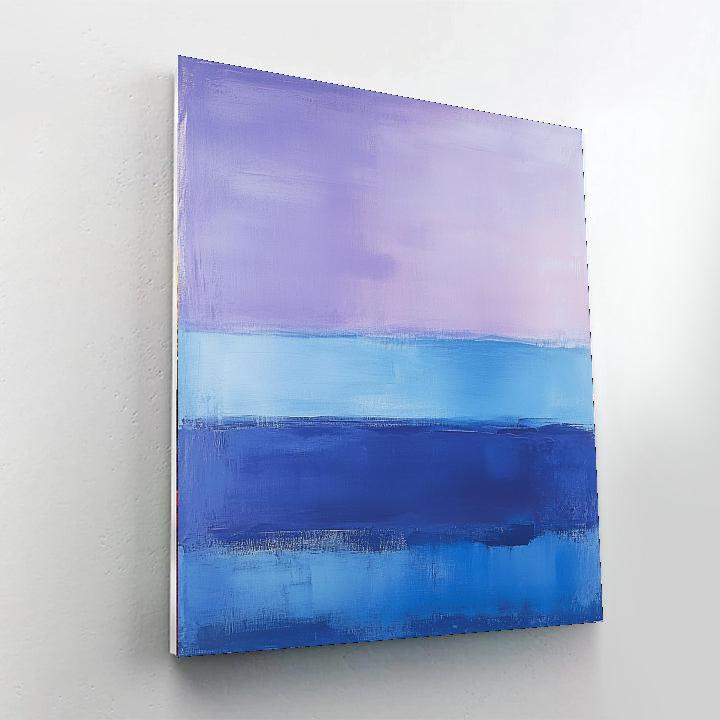 Mark Rothko Inspired Fluid Harmony  DIY Paint By Numbers