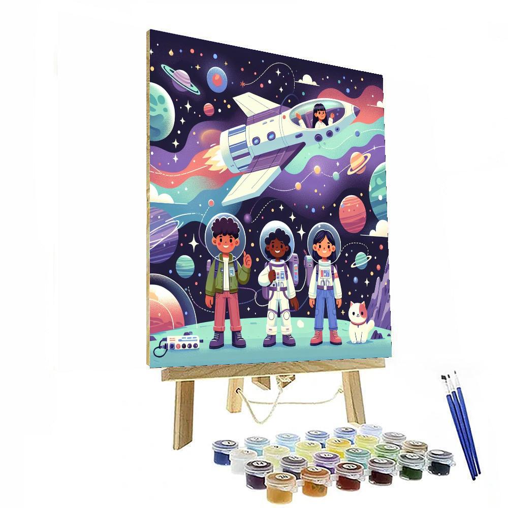 Galactic Journey Quest Painting By Numbers Kit