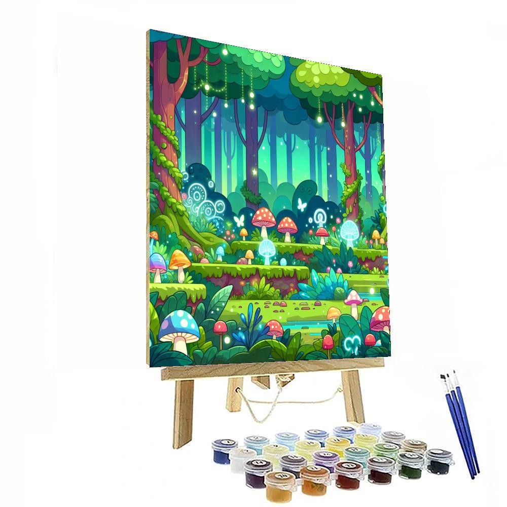 Magical Forest Treasures Painting By Numbers Kit