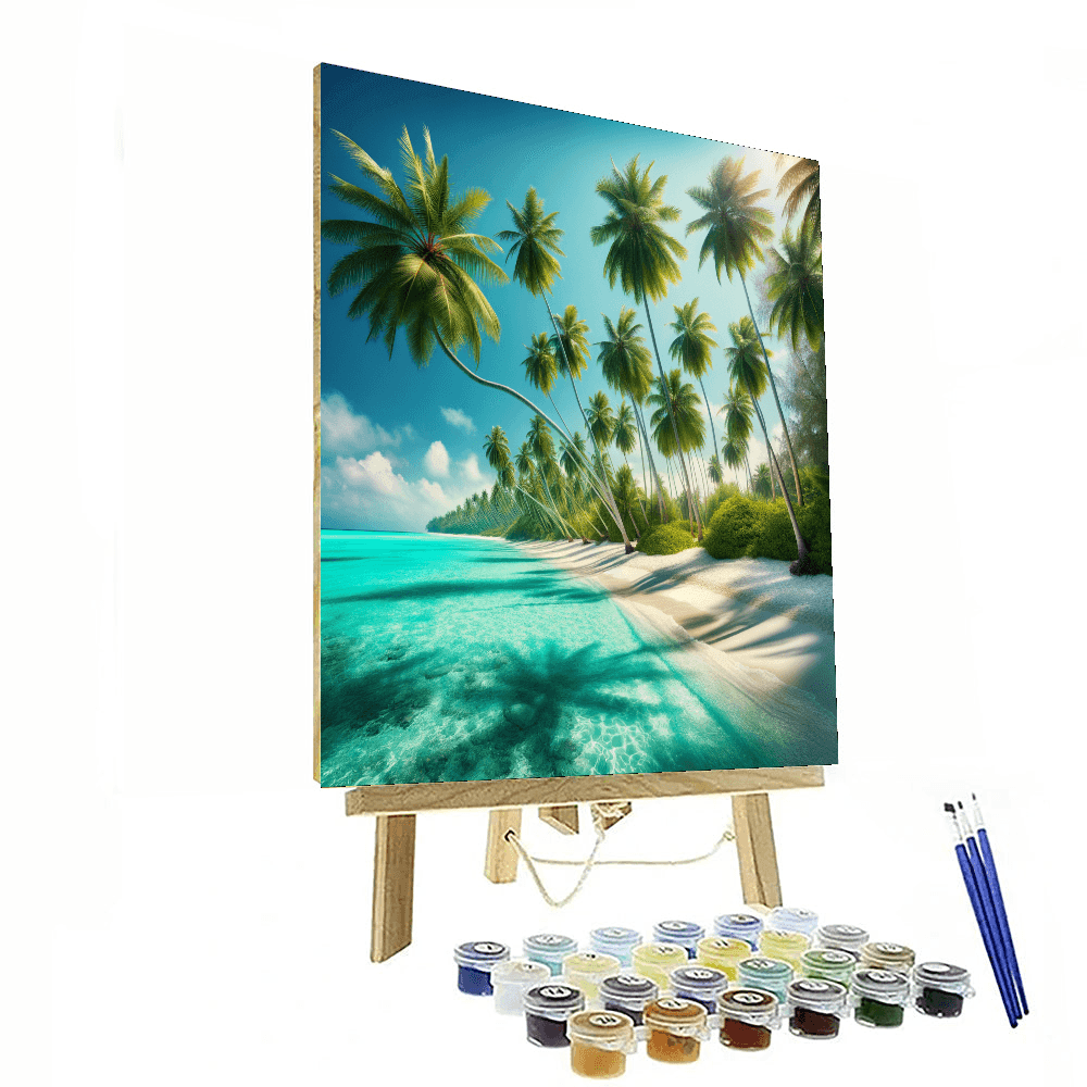 Tropical Paradise Beach - DIY Painting By Numbers Kit – Artistry Rack