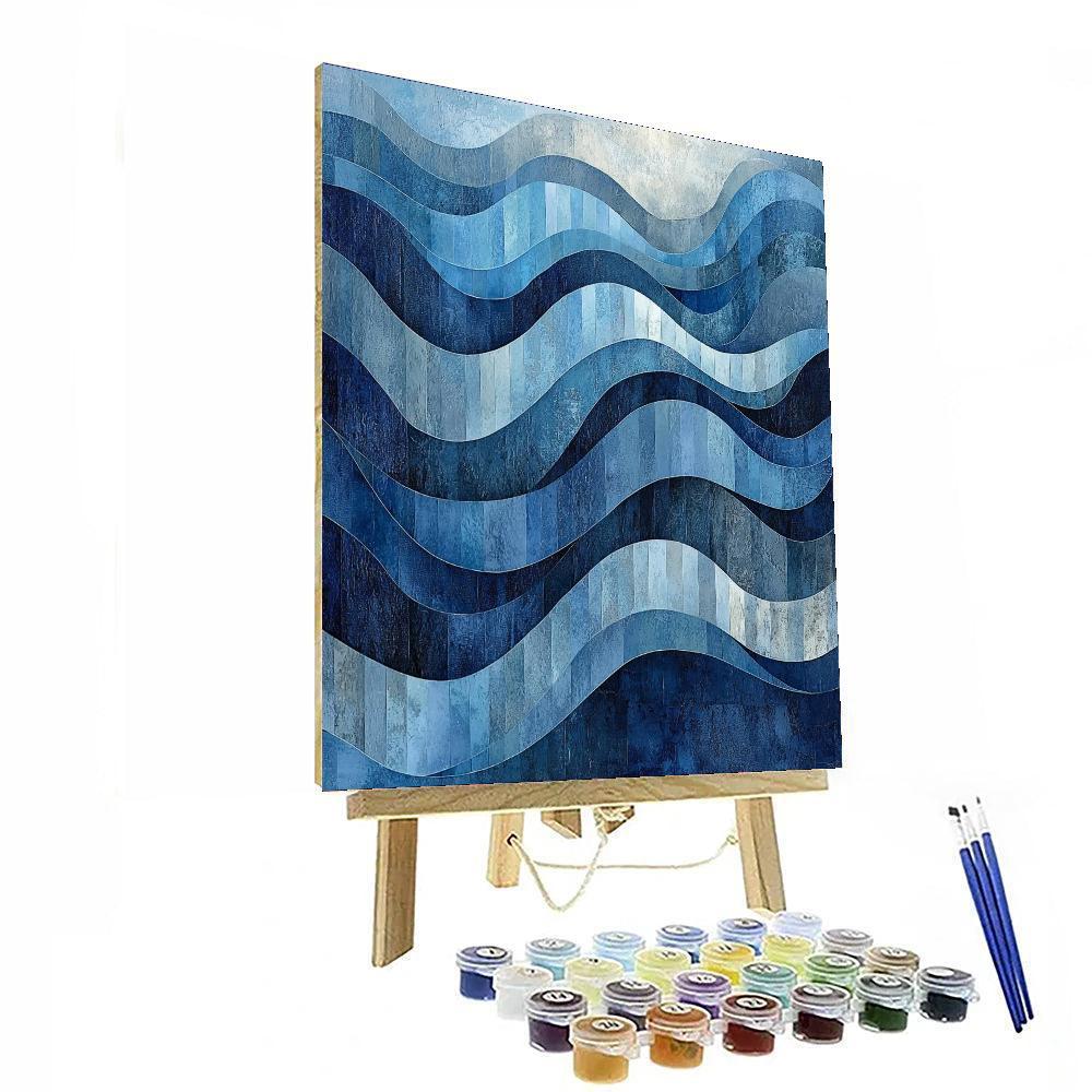 Michelangelo Inspired Whispering Tides  Paint By Numbers