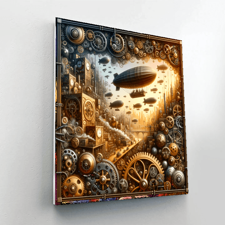 Steampunk Voyage Paint By Color
