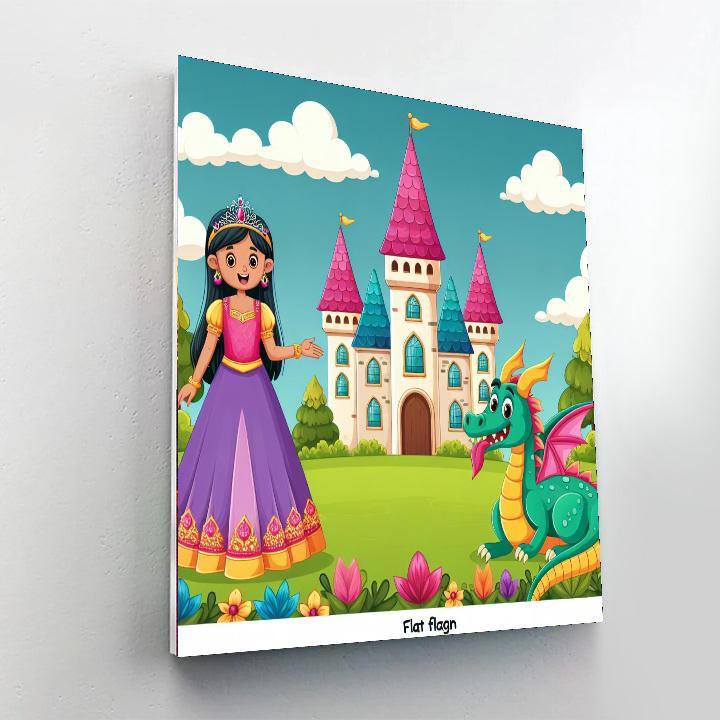 Fairytale Land DIY Paint By Numbers