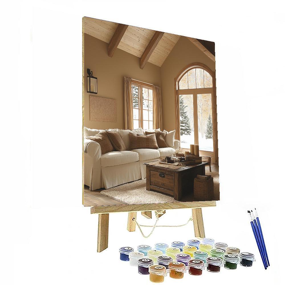 Mom's Heart Is Home Painting By Numbers Kit