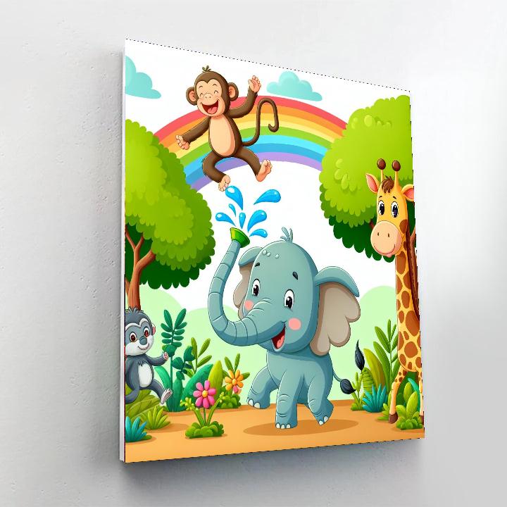 Adventures In The Animal Kingdom Paint By Numbers