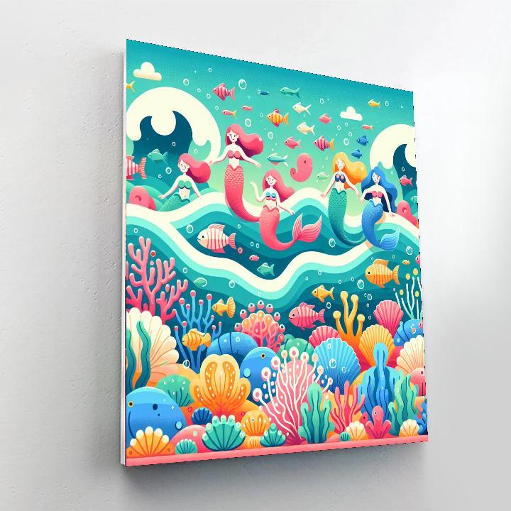 Mystic Underwater Adventure Painting By Numbers Kit