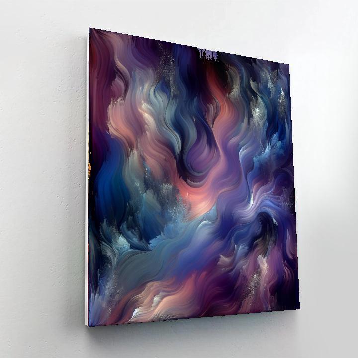 Purple's Mystical Allure Number Painting