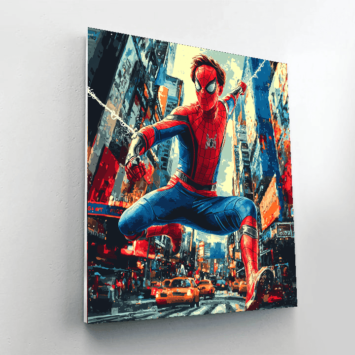 Tom Holland: The Youthful Spirit Of Spider-man Paint By Color