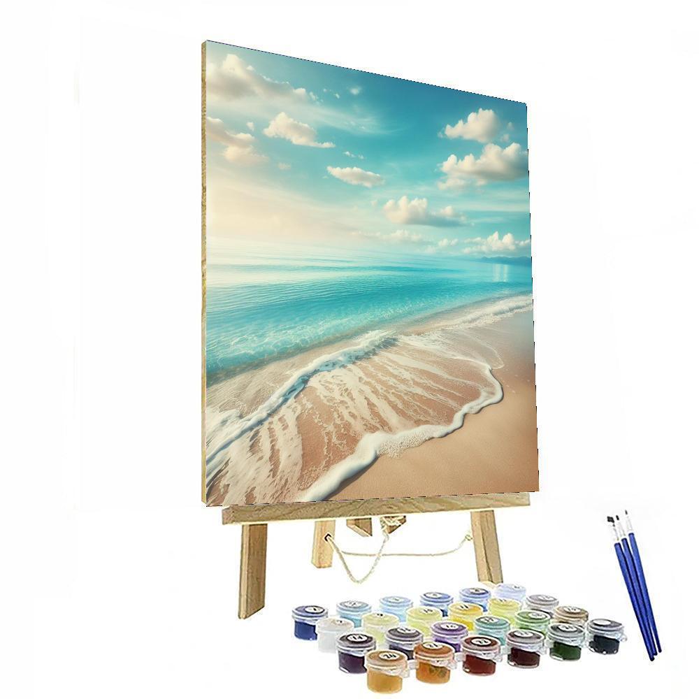 Serene Ocean View Painting By Numbers Kit