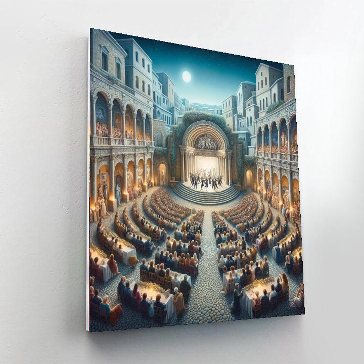 Spoleto Festival Dei Due Mondi - Spoleto, Italy Number Painting