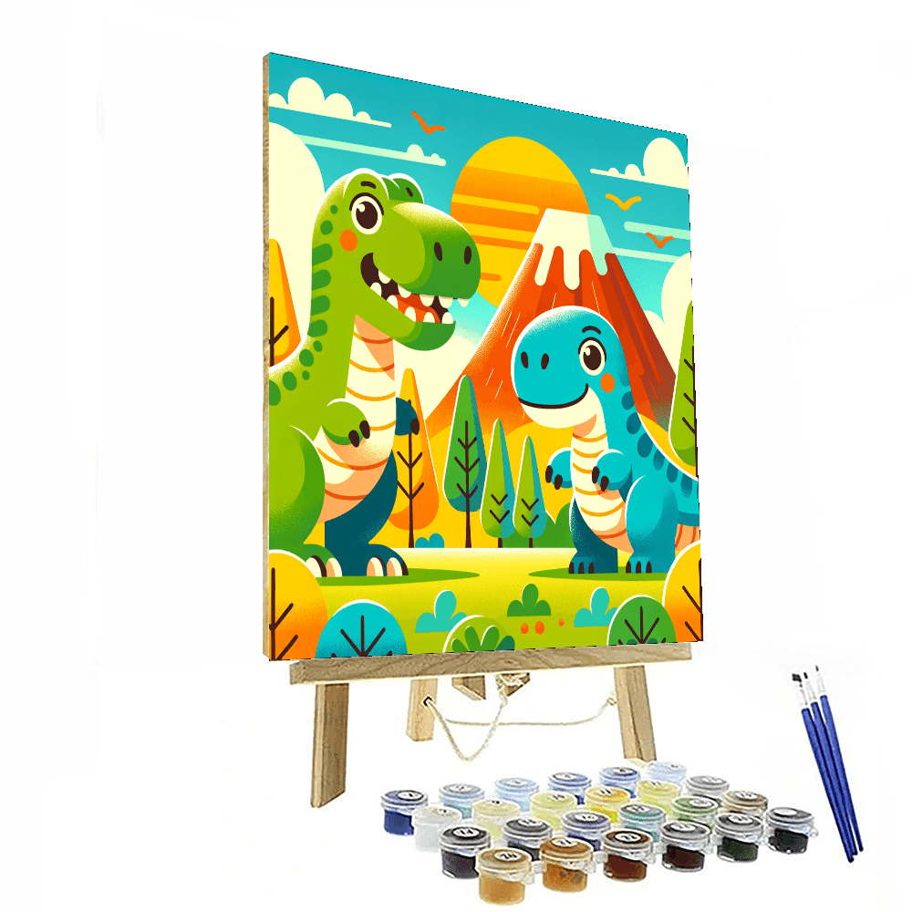 Exciting Dinosaur Discovery Paint By Number