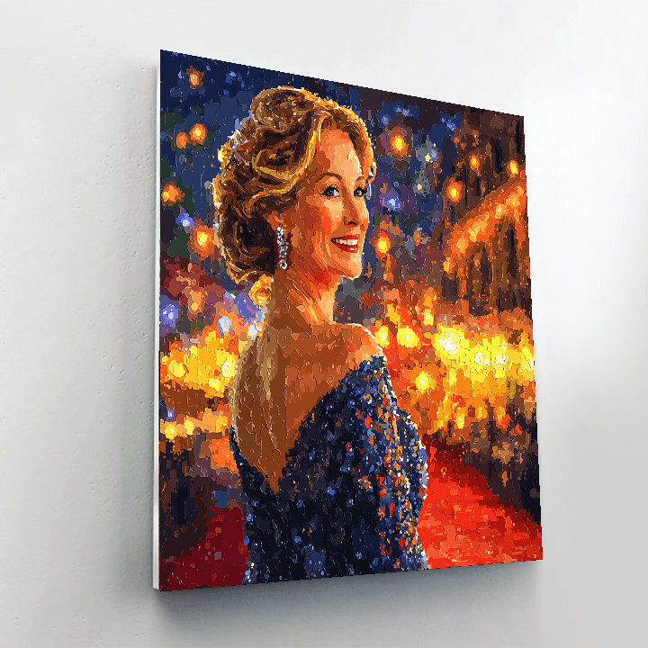 Meryl Streep: The Timeless Artistry Of An Acting Legend DIY Paint By Numbers