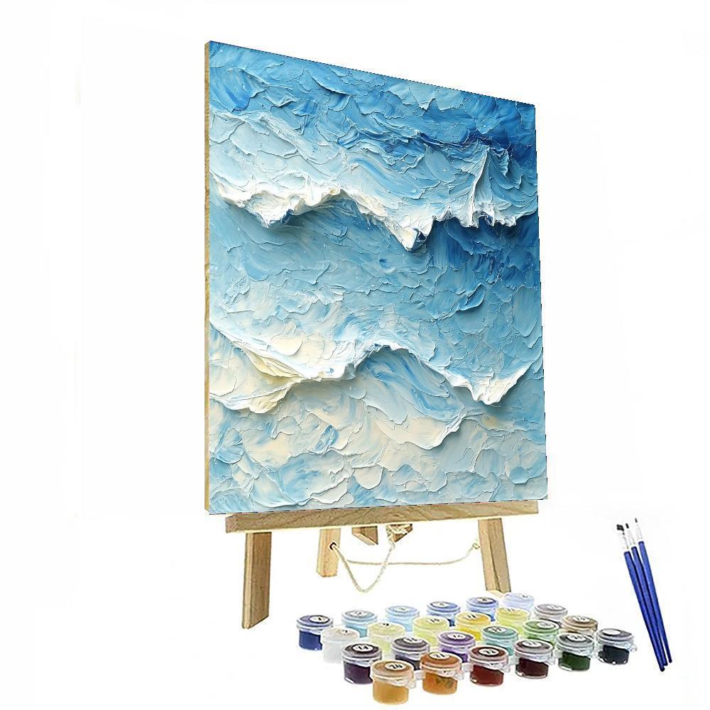 Michelangelo Inspired Harmony Of The Waves  DIY Paint By Numbers