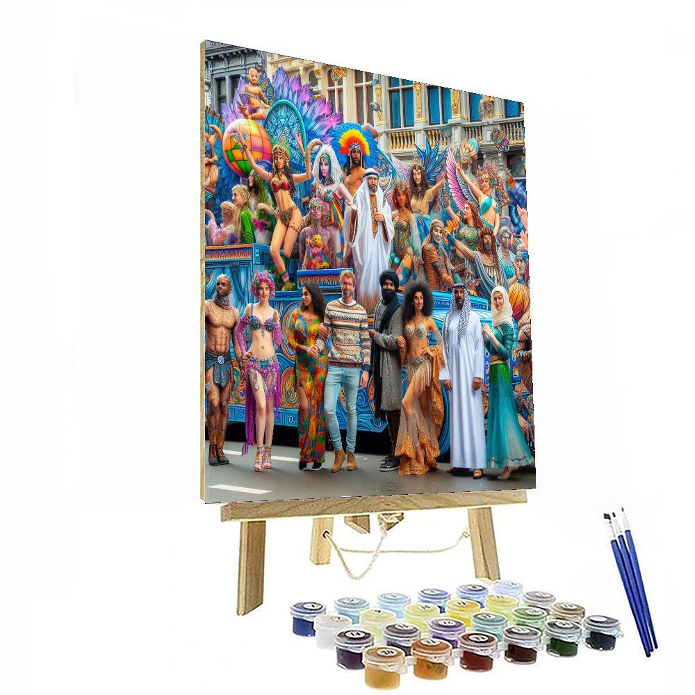 Zinneke Parade - Belgium Number Painting