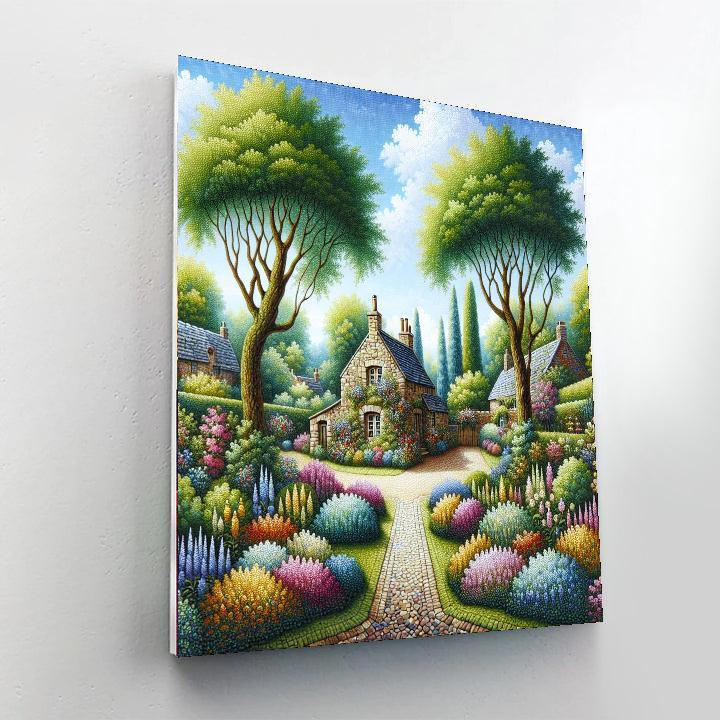 Rustic Country Cottage Numbered Painting Kits