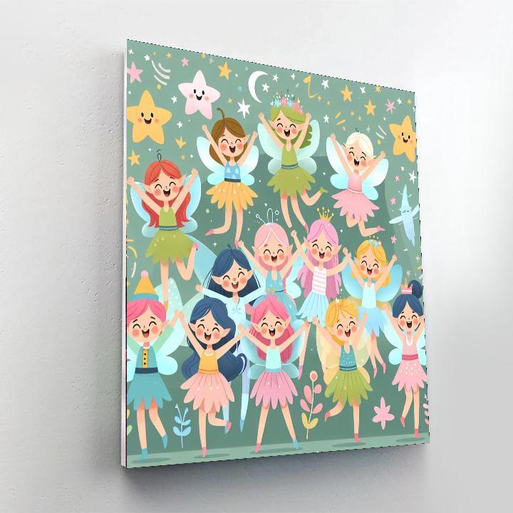 Lively Fairy Fest Numbered Painting Kits