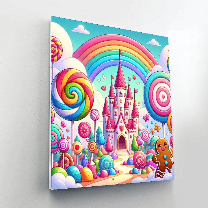 Adventure In A Magical Candy Land Paint By Color