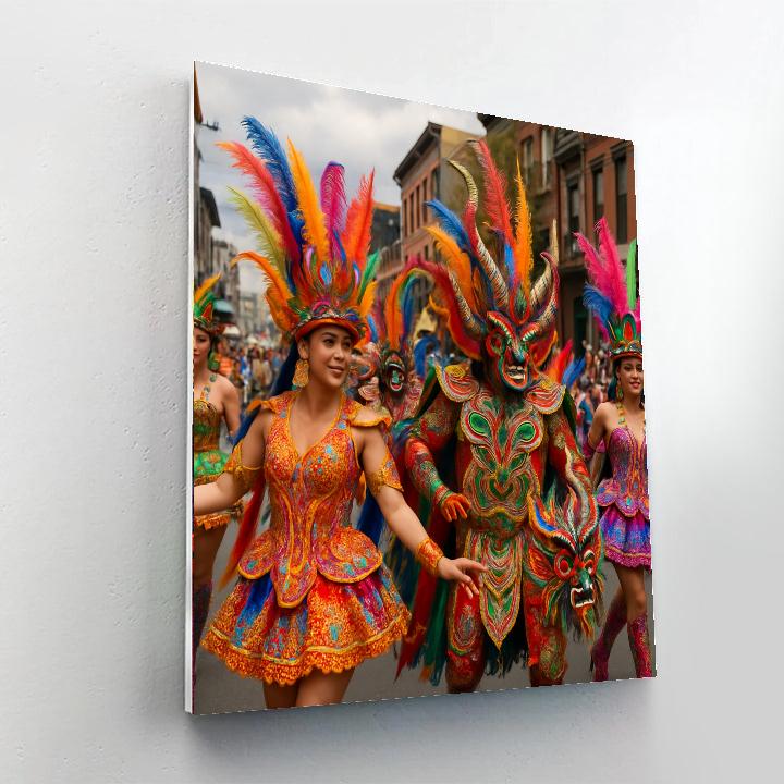 Carnival De Oruro - Bolivia Paint By Color