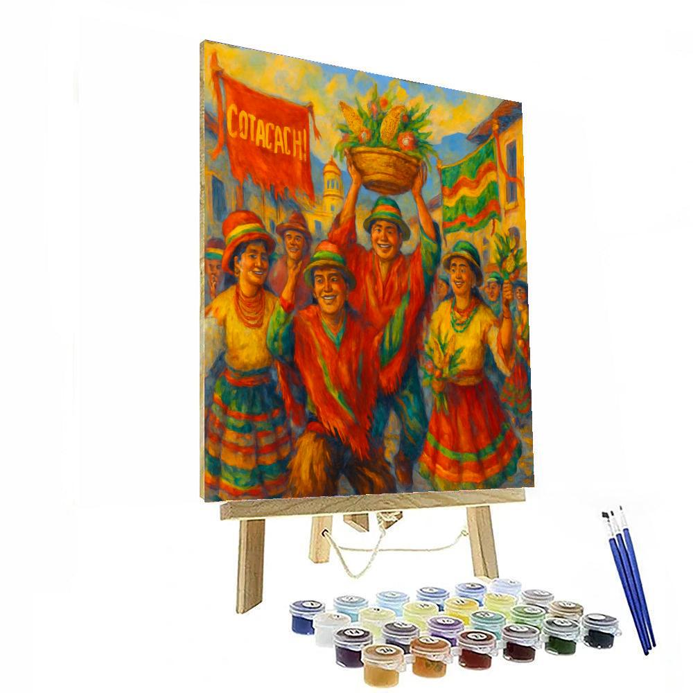 Inti Raymi - Ecuador Painting By Numbers Kit