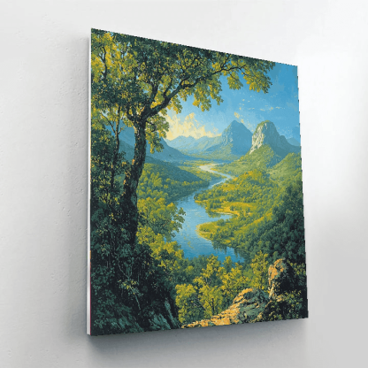 Thomas Cole Inspired The Spirit Of Adventure Paint By Numbers Kits