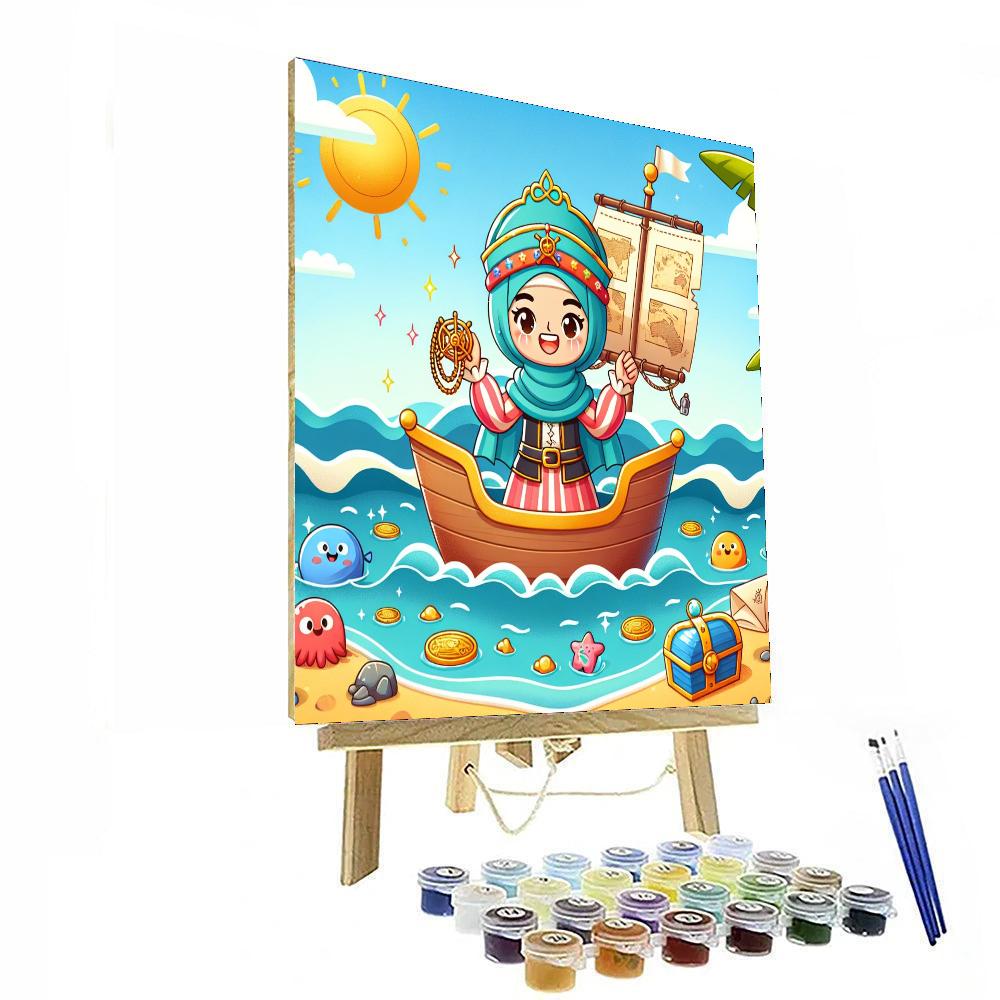 Sunny Day Pirate Numbered Painting Kits