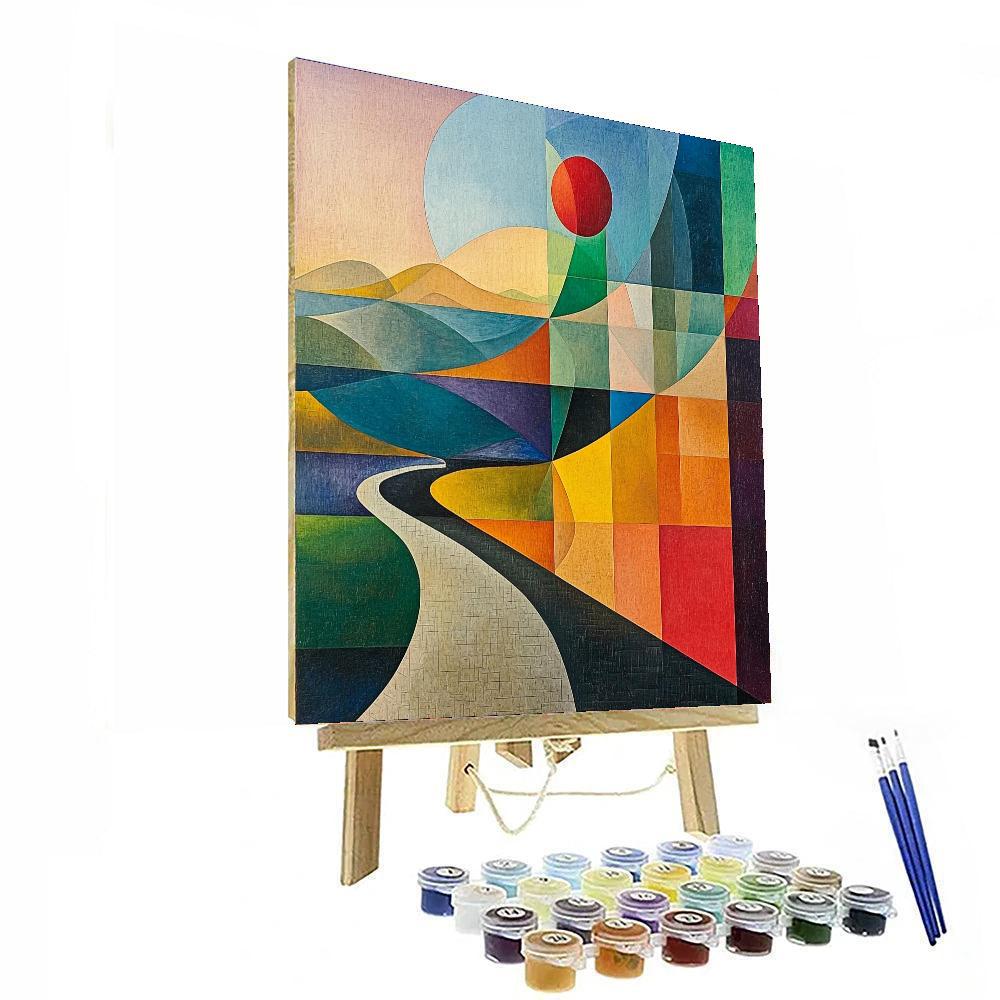 Kazimir Malevich Inspired Abstract Landscapes  Paint By Color