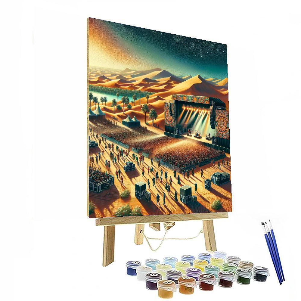 Dubai Desert Rock Festival - Uae Painting Number Kit