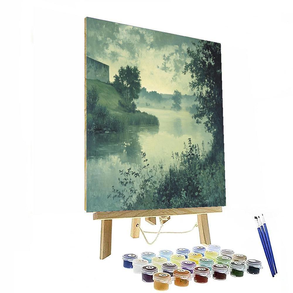 Edgar Degas Inspired Veil Of Fog  Paint By Numbers Kits