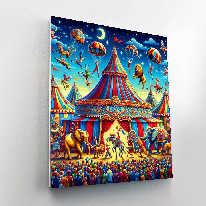 Vivid Circus Extravaganza DIY Paint By Numbers
