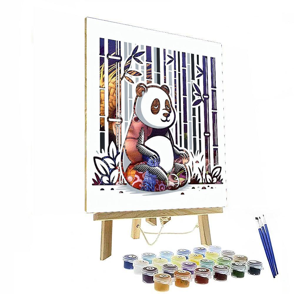 Pensive Panda Paint By Numbers Kits