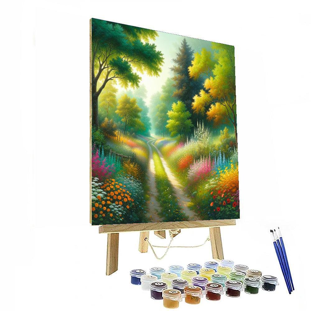 Country Lane Tranquility Paint By Number