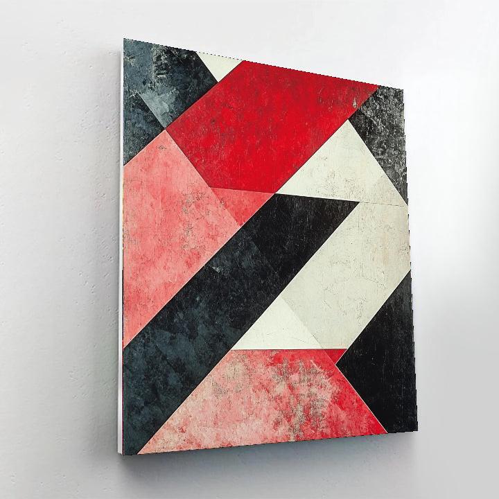 Kazimir Malevich Inspired Radical Abstraction  Painting Number Kit