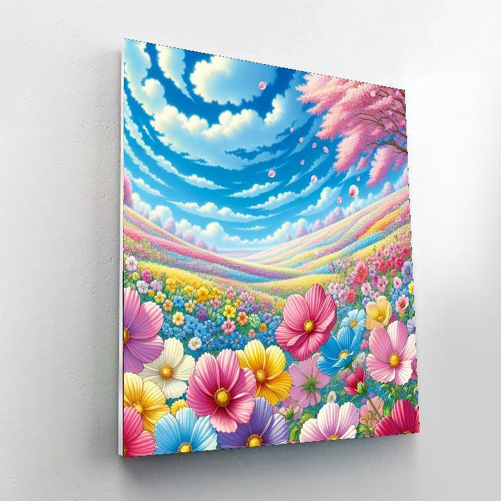Joyous Spring Fling DIY Paint By Numbers
