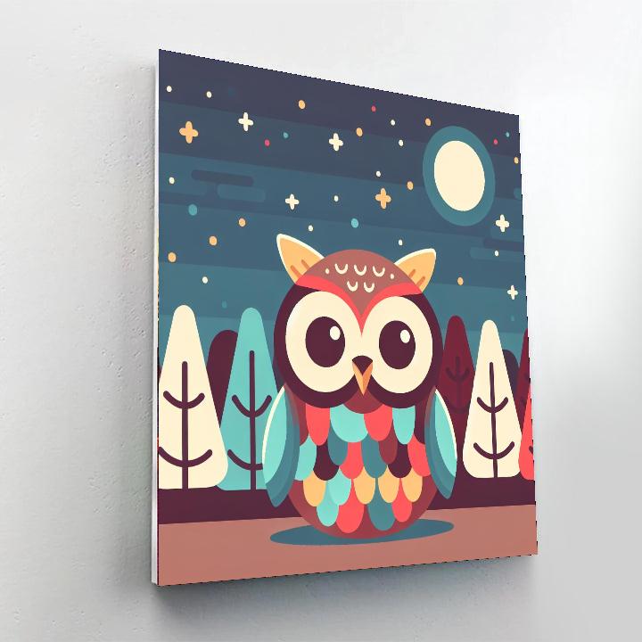 Mighty Owl Numbered Painting Kits