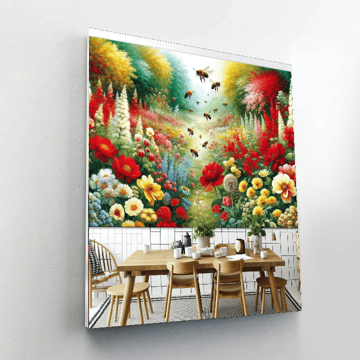 Joyful Garden Celebration Painting By Numbers Kit