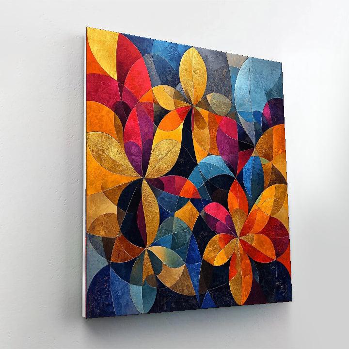 Gustav Klimt Inspired Golden Flora  Paint By Numbers Kits