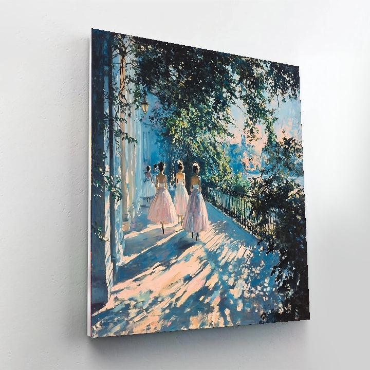 Edgar Degas Inspired Dance Of Shadows  Paint By Numbers Kits