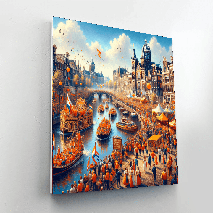 Koninginnedag - Netherlands Numbered Painting Kits