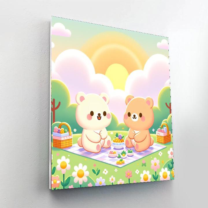 Cuddly Bears Painting By Numbers Kit